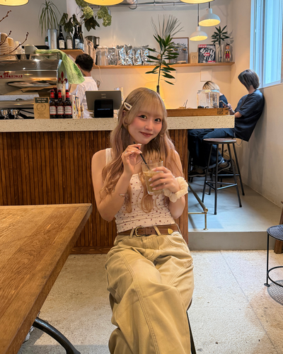 ワイドストレートパンツ HS3199