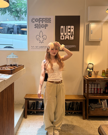 ワイドストレートパンツ HS3199
