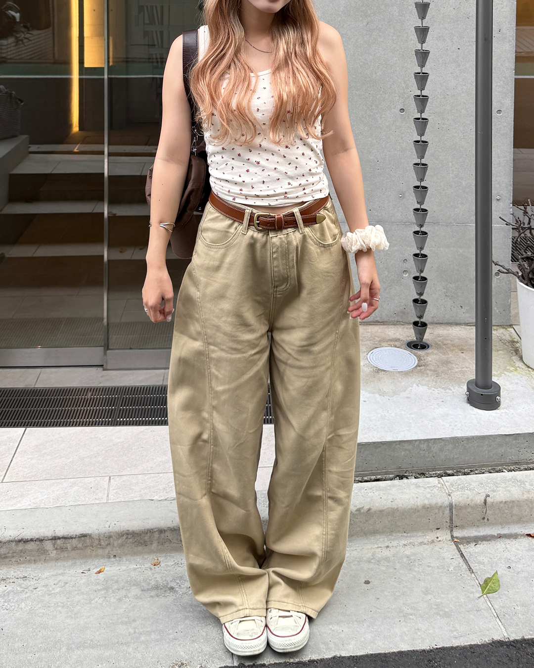 ワイドストレートパンツ HS3199