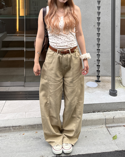 ワイドストレートパンツ HS3199