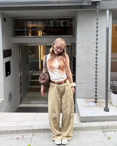 ワイドストレートパンツ HS3199