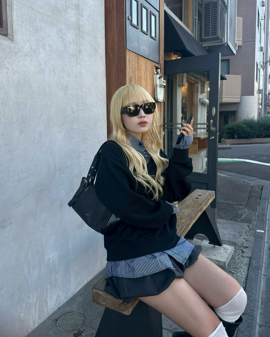 【即納】シャツレイヤードスウェット HZ5000