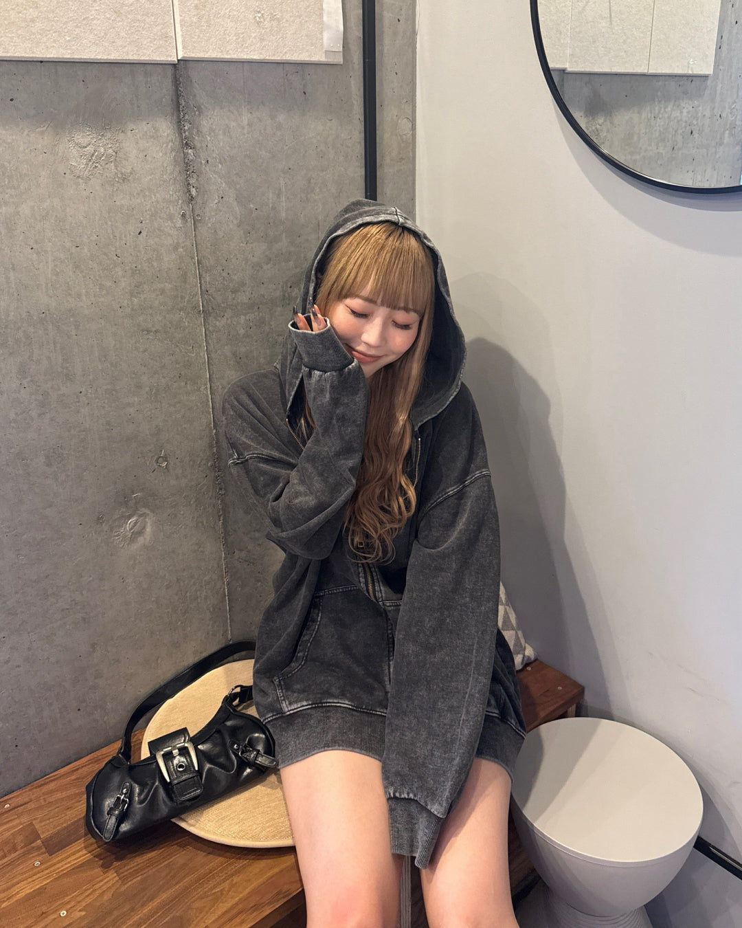 即納】ウォッシュ加工オーバーサイズジップパーカー HZ5002 – YOLO