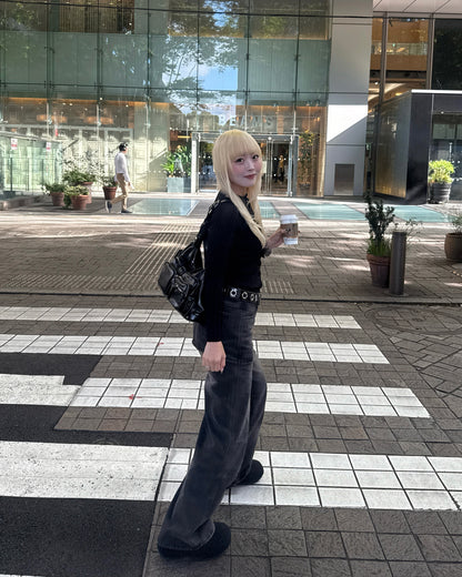 【即納】デニムスカートパンツ HZ5010