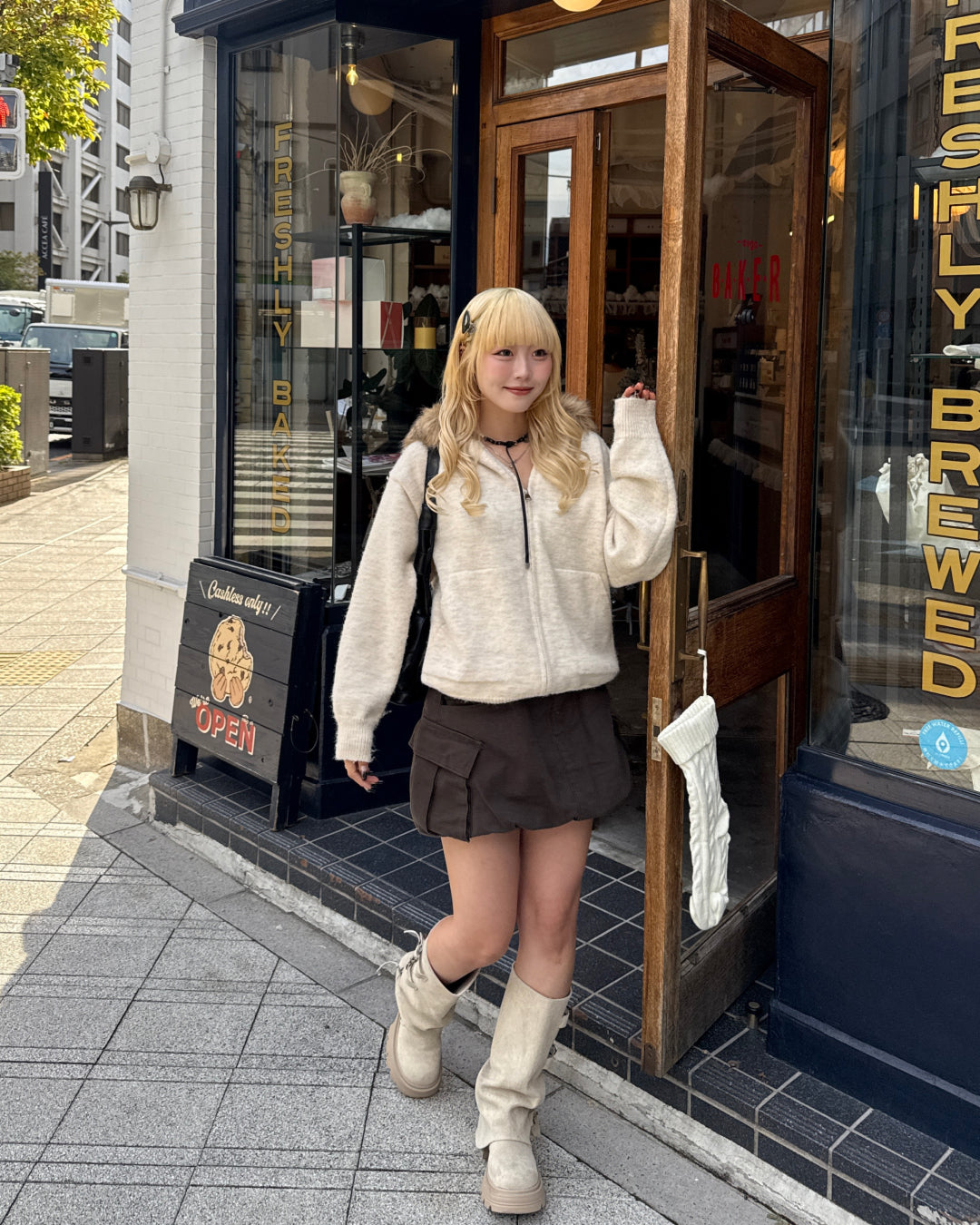 即納】ニットファーパーカー HZ5017 – YOLO（ヨロ）｜ファッション通販