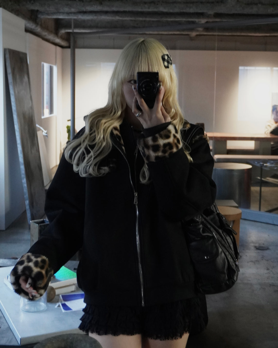 【即納】レオパードポイントファーブルゾン HZ5019