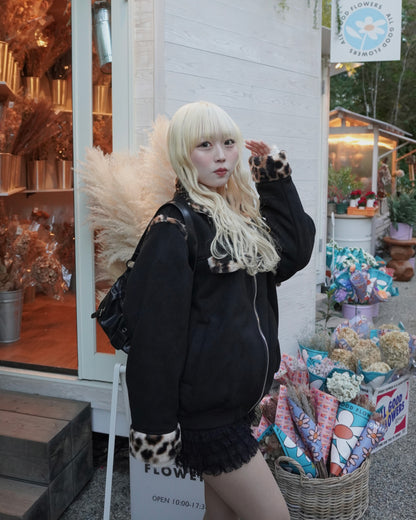 【即納】レオパードポイントファーブルゾン HZ5019