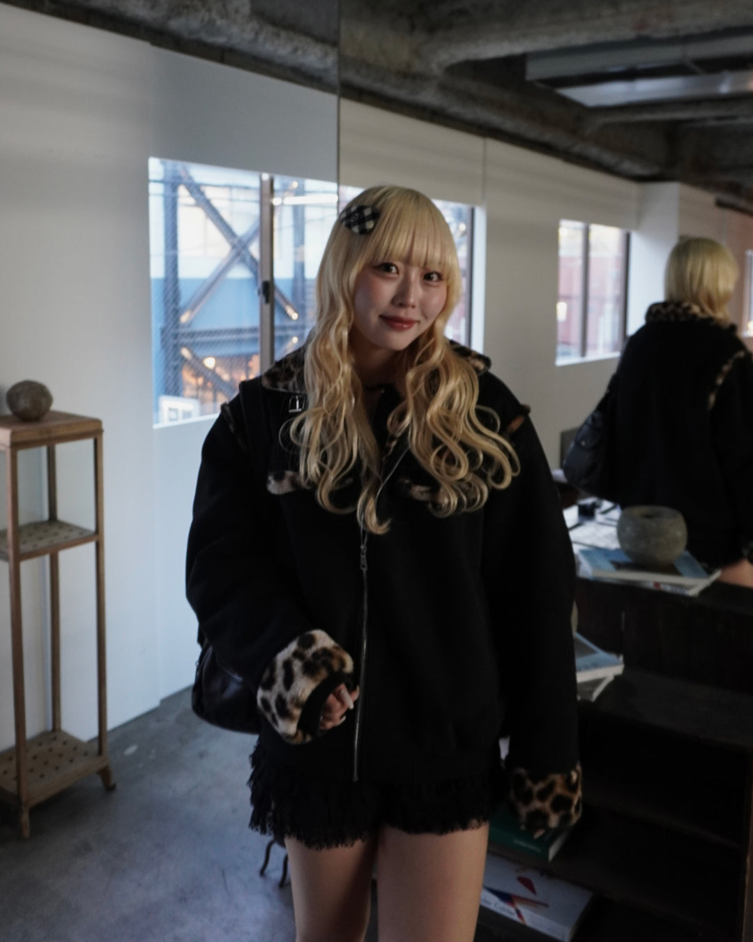 【即納】レオパードポイントファーブルゾン HZ5019