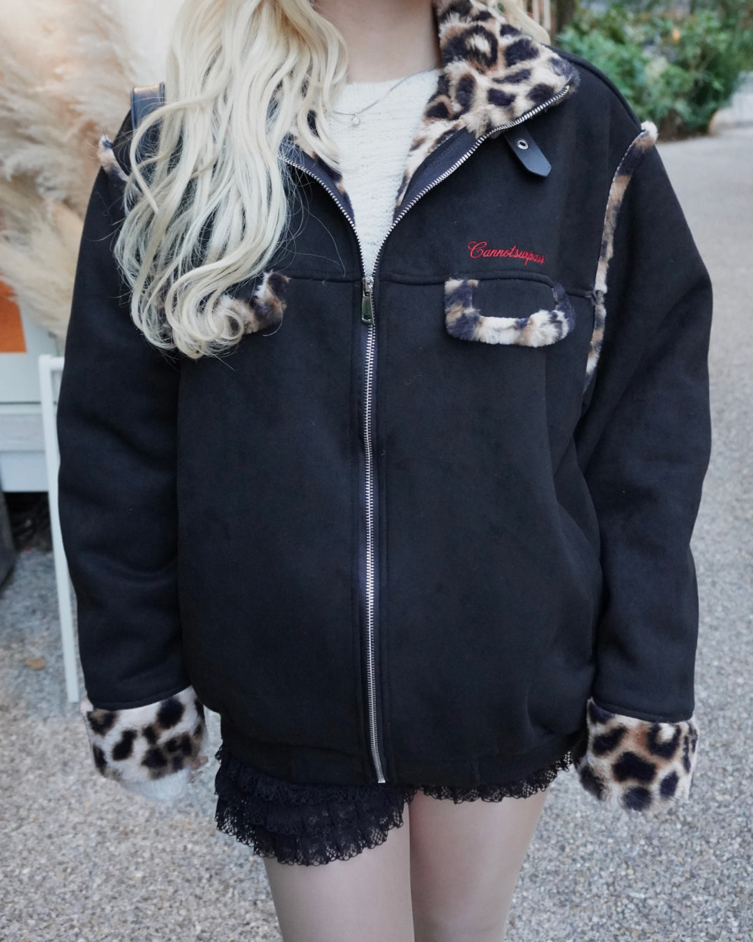 【即納】レオパードポイントファーブルゾン HZ5019