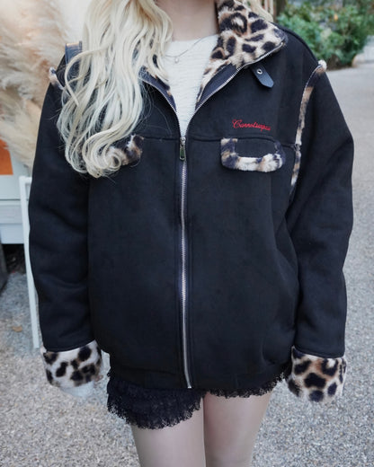 【即納】レオパードポイントファーブルゾン HZ5019