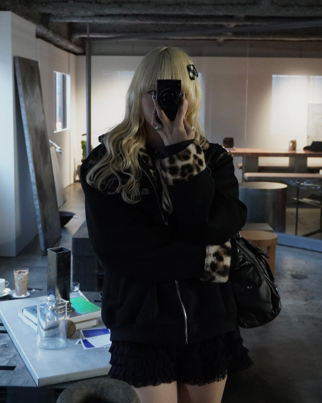 【即納】レオパードポイントファーブルゾン HZ5019