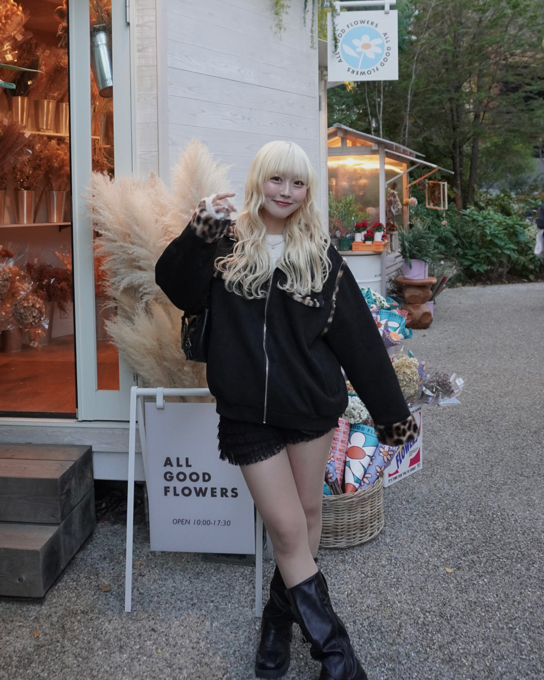 【即納】レオパードポイントファーブルゾン HZ5019