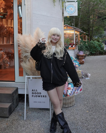 【即納】レオパードポイントファーブルゾン HZ5019