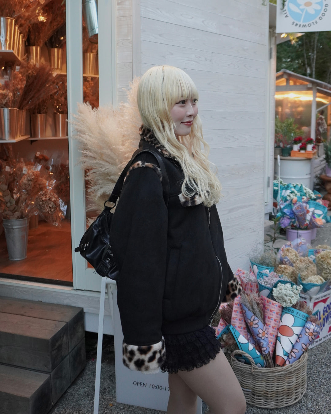 【即納】レオパードポイントファーブルゾン HZ5019