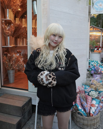 【即納】レオパードポイントファーブルゾン HZ5019