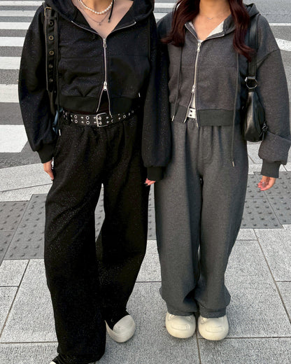 【11/25 19:00販売開始 オリジナル 即納】ラメストーンパーカー HZ6000