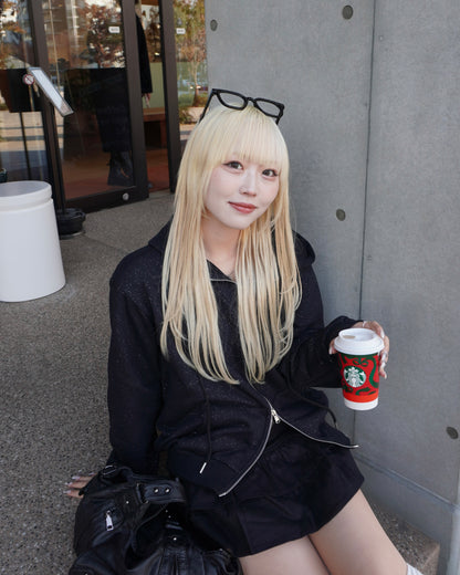 【オリジナル 即納】ラメストーンパーカー HZ6000