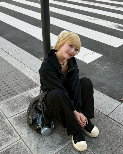 【11/25 19:00販売開始 オリジナル 即納】ラメストーンパーカー HZ6000