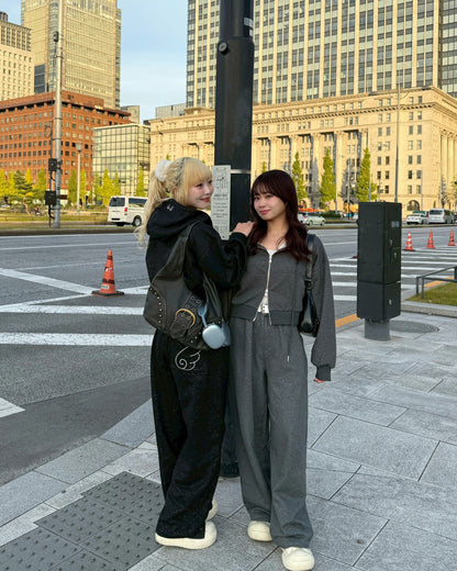 【11/25 19:00販売開始 オリジナル 即納】ラメストーンスウェットパンツ HZ6001