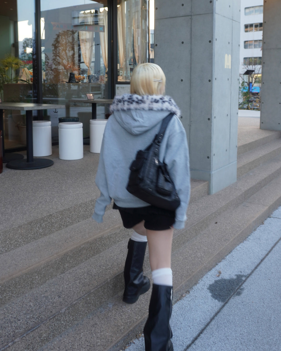 【オリジナル 即納】フードファーパーカー HZ6002