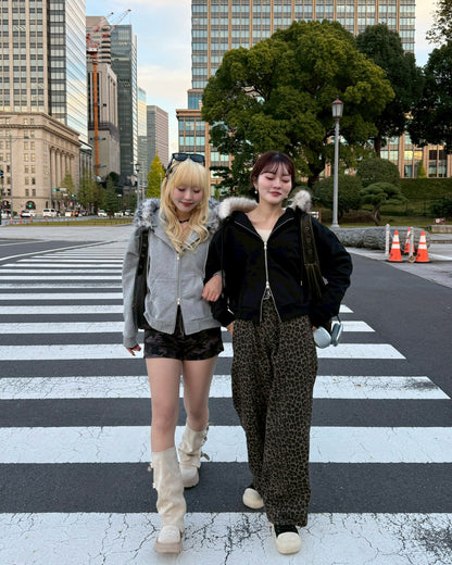 【11/25 19:00販売開始 オリジナル 即納】フードファーパーカー HZ6002