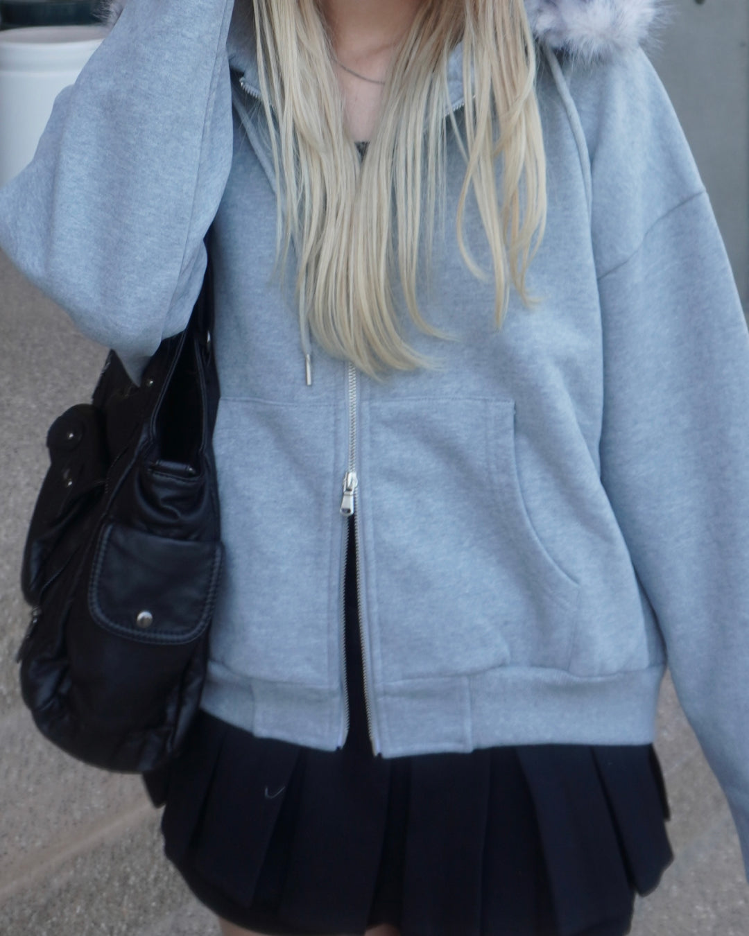 【オリジナル 即納】フードファーパーカー HZ6002