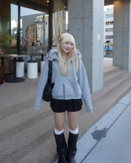 【オリジナル 即納】フードファーパーカー HZ6002