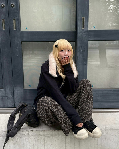 【11/25 19:00販売開始 オリジナル 即納】フードファーパーカー HZ6002