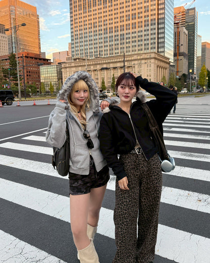 【11/25 19:00販売開始 オリジナル 即納】フードファーパーカー HZ6002