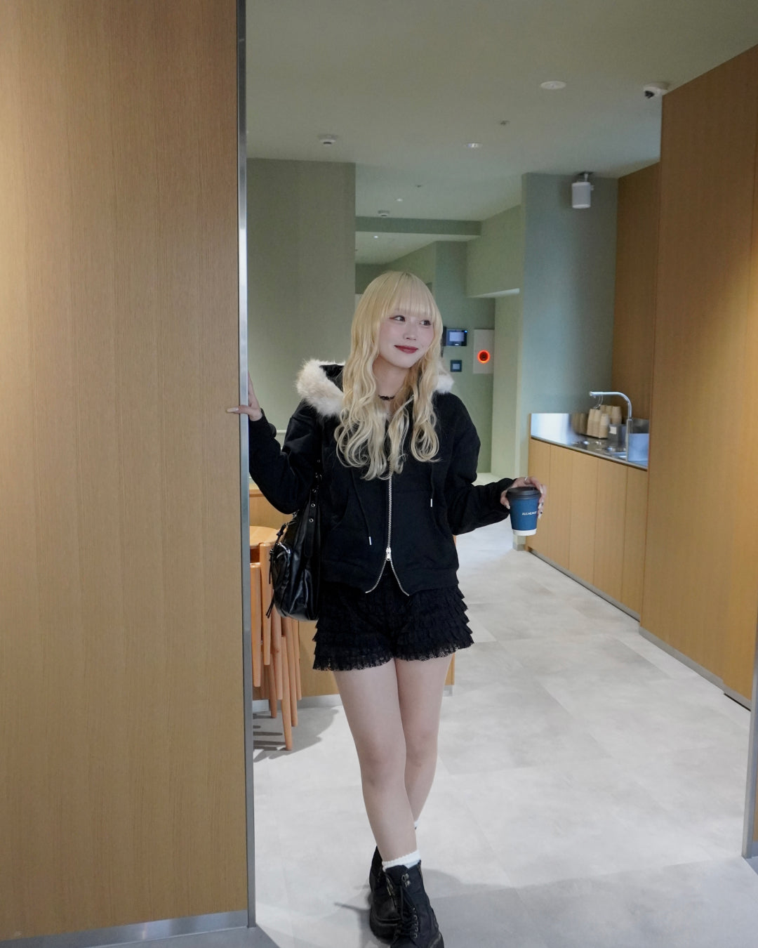 【オリジナル 即納】フードファーパーカー HZ6002