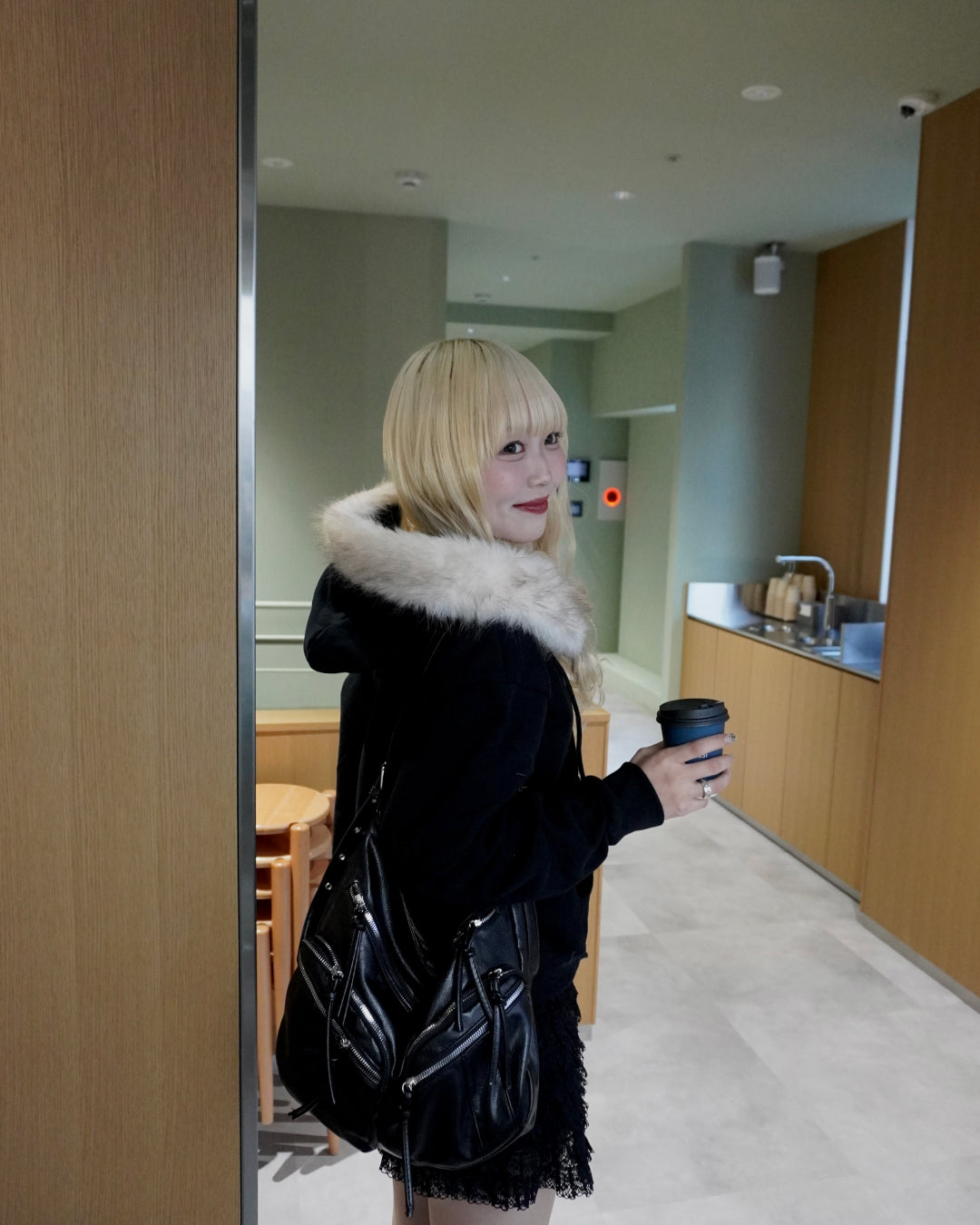 【オリジナル 即納】フードファーパーカー HZ6002