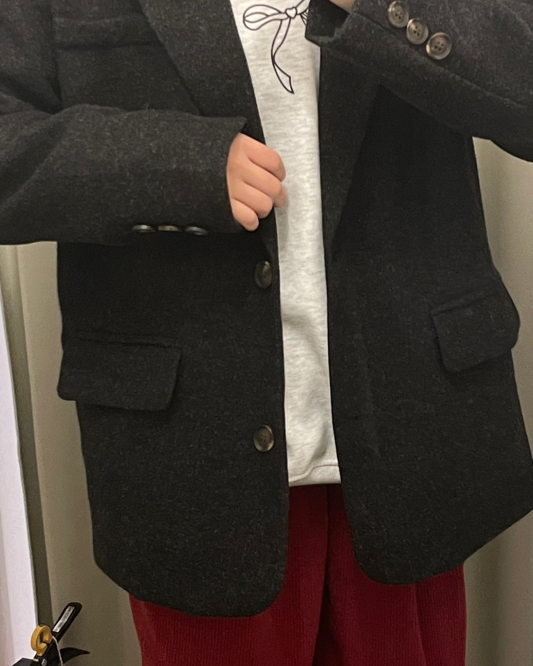 Wool single jacket I0044