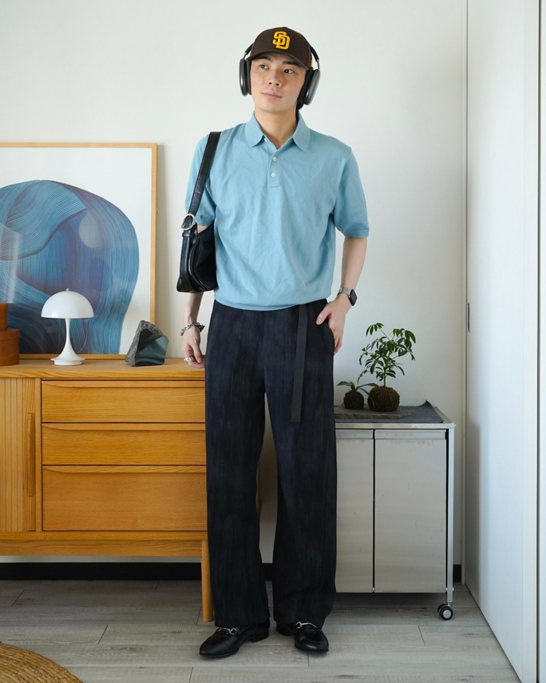 ベルト付きタイダイスウェットパンツ
ID0005