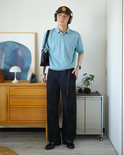 ベルト付きタイダイスウェットパンツ
ID0005