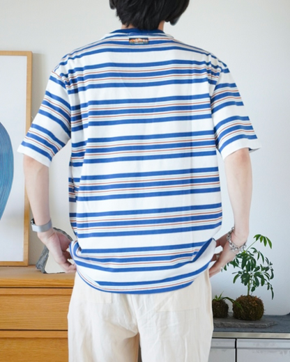 レトロボーダーハーフスリーブTシャツ
ID0016