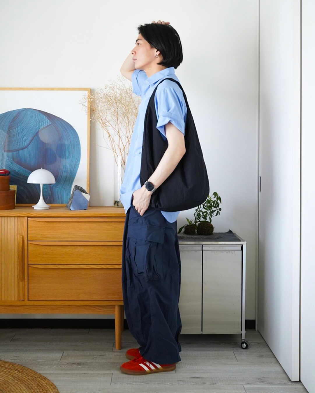 シンプルライトショルダーバッグ ID0027