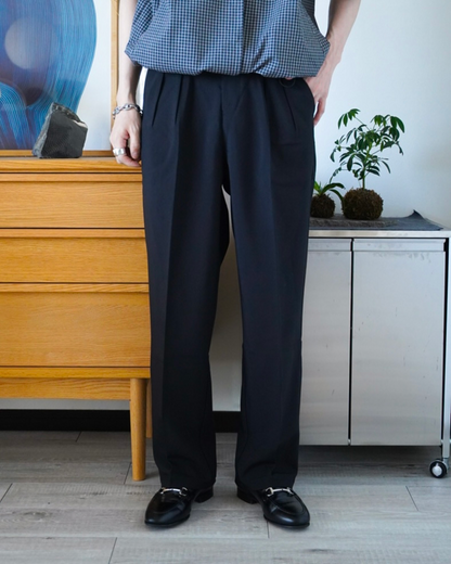 ダブルタックストレートスーツパンツ
ID0040