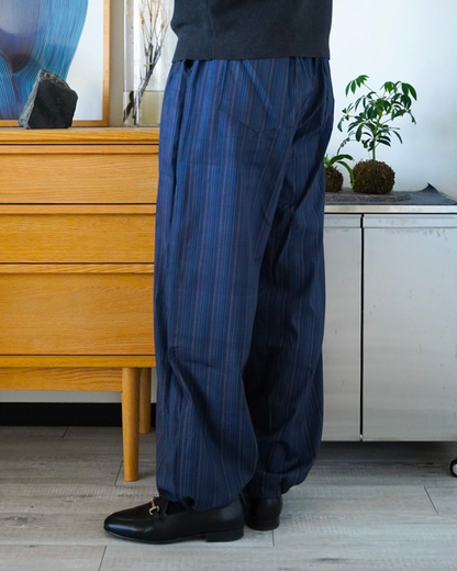 ストライプワイドレッグモップパンツ
ID0045