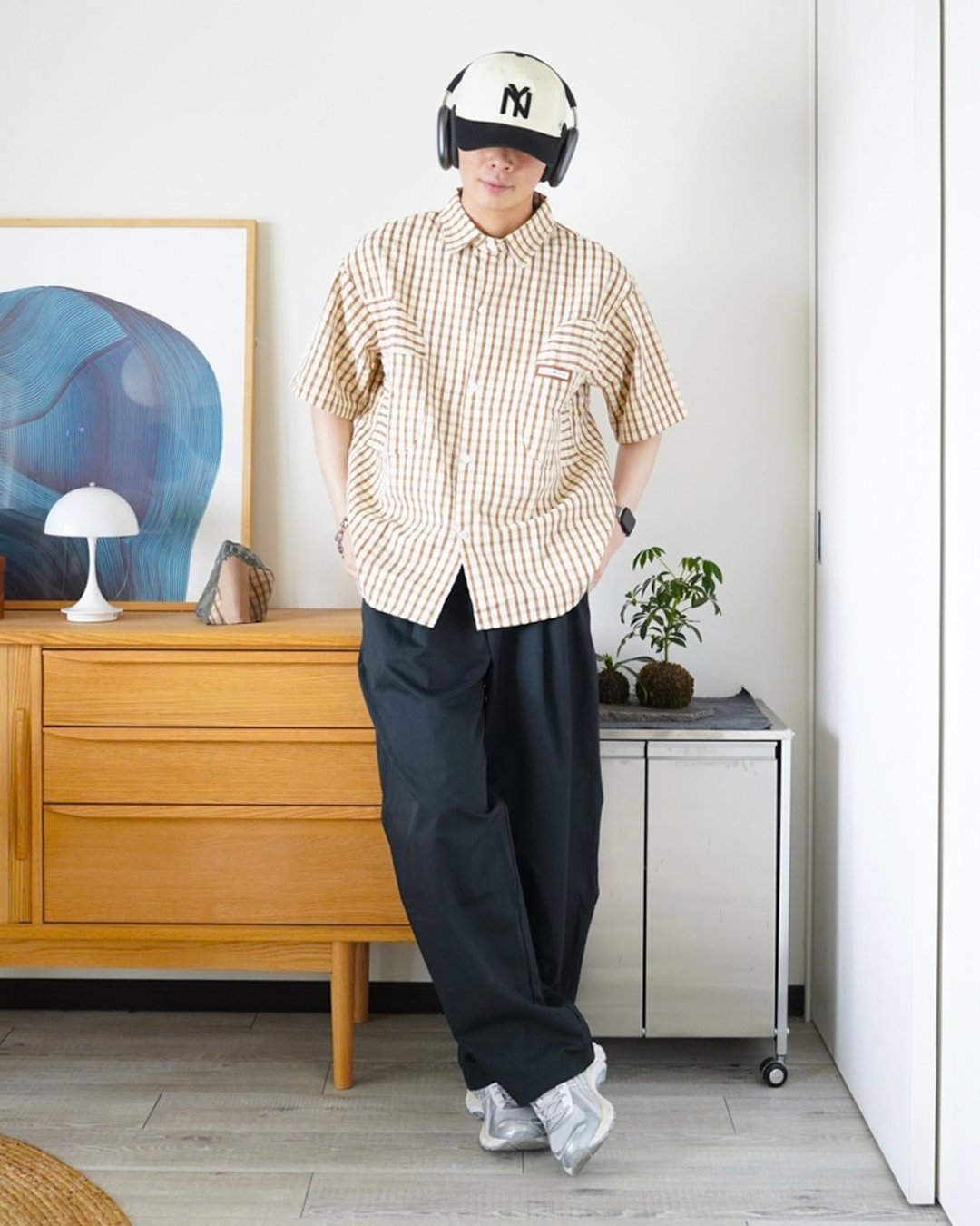 カジュアルビッグシルエットシャツ
ID0047