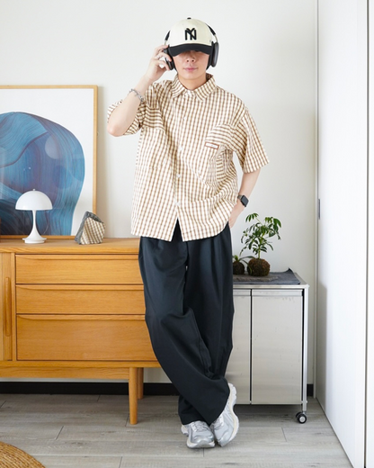 カジュアルビッグシルエットシャツ
ID0047