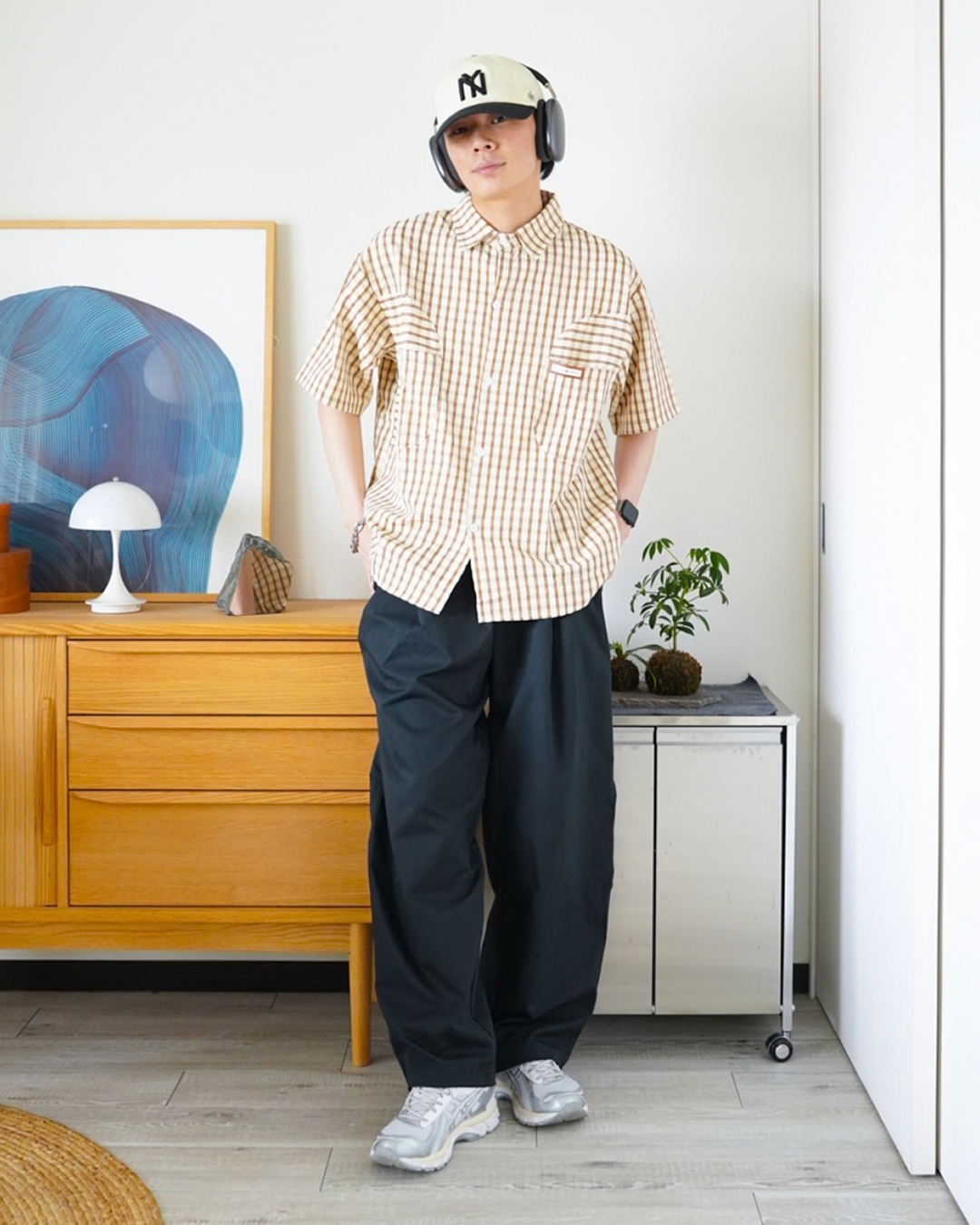 カジュアルビッグシルエットシャツ
ID0047