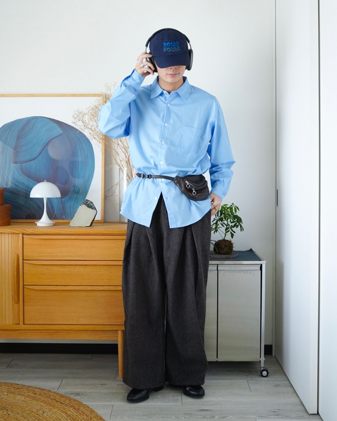 オーバータックワイドパンツ ID0066