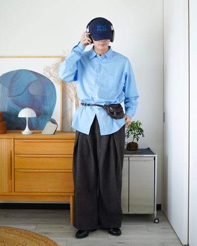 オーバータックワイドパンツ ID0066