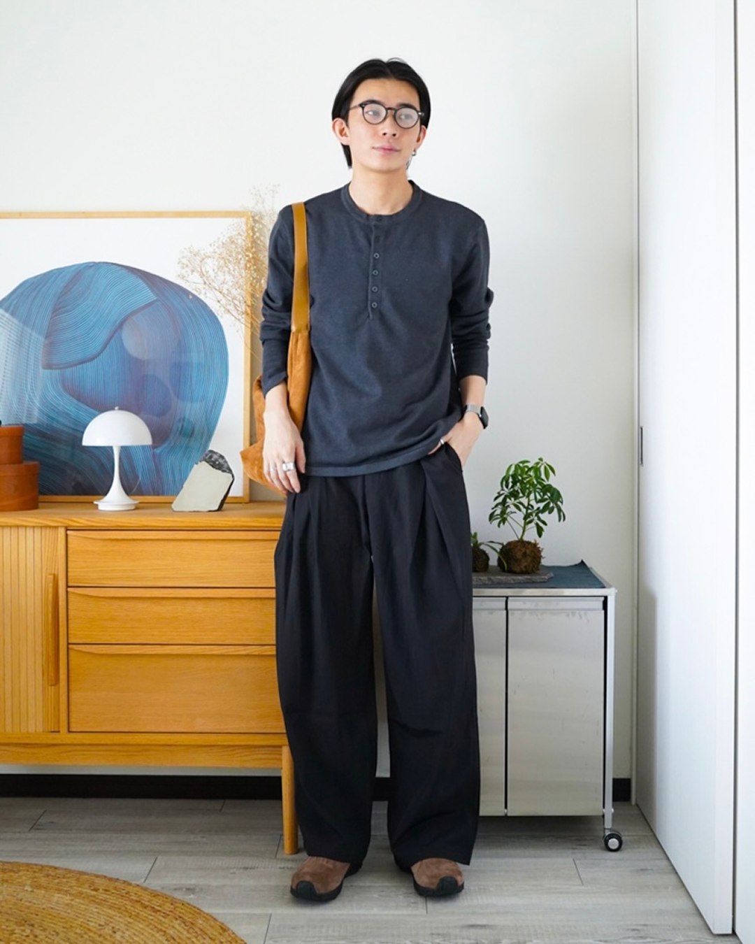 カジュアルクリーンフィットパンツ ID0082