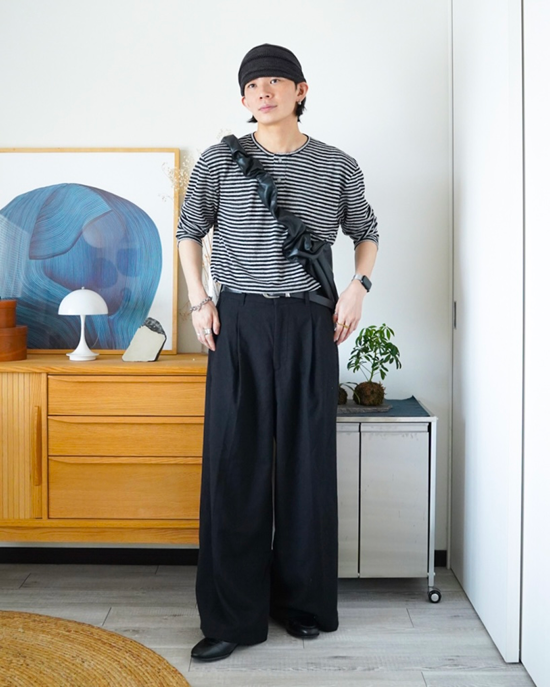 カジュアルクリーンフィットパンツ ID0082