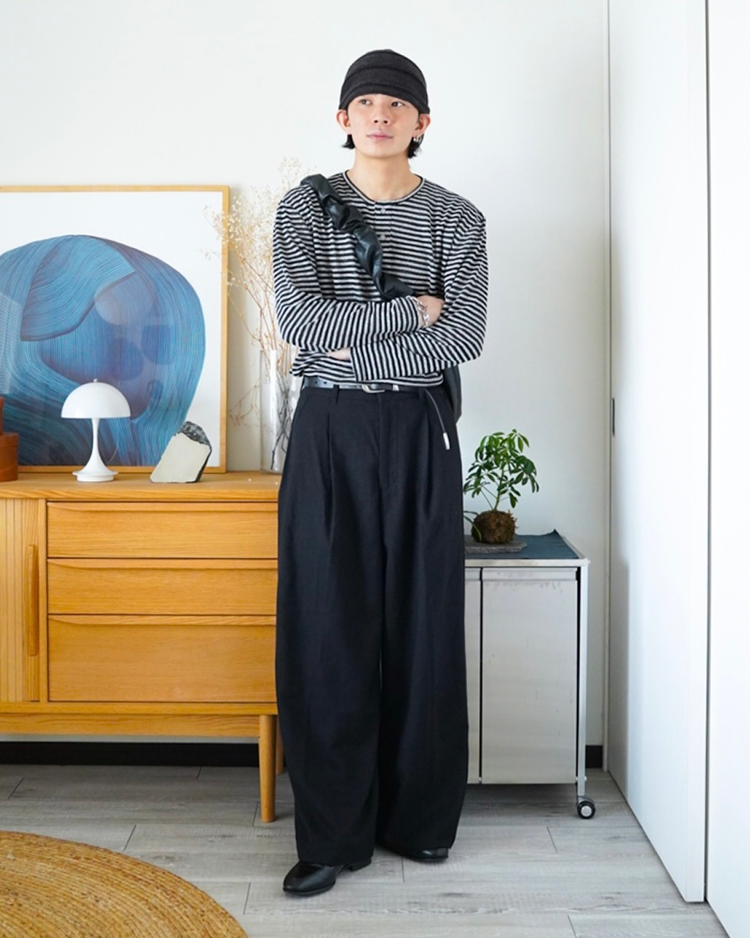 カジュアルクリーンフィットパンツ ID0082