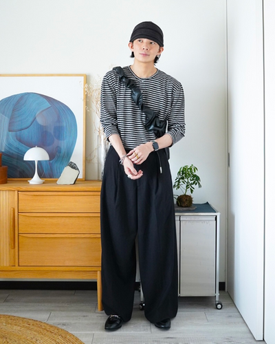 カジュアルクリーンフィットパンツ ID0082