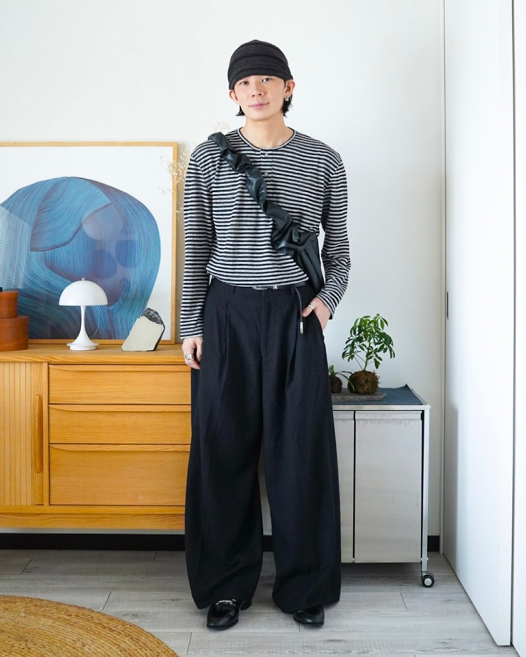 カジュアルクリーンフィットパンツ ID0082