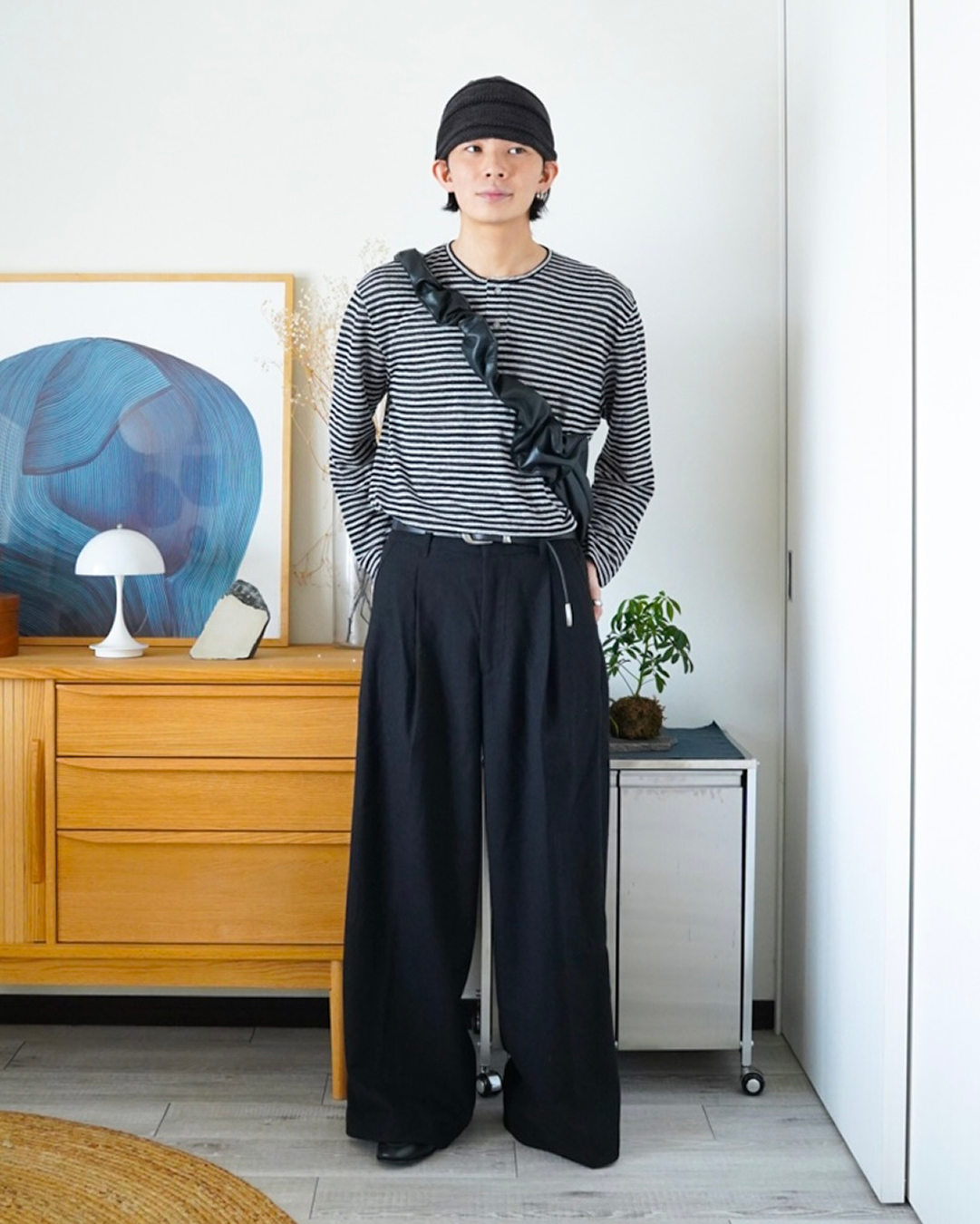 カジュアルクリーンフィットパンツ ID0082