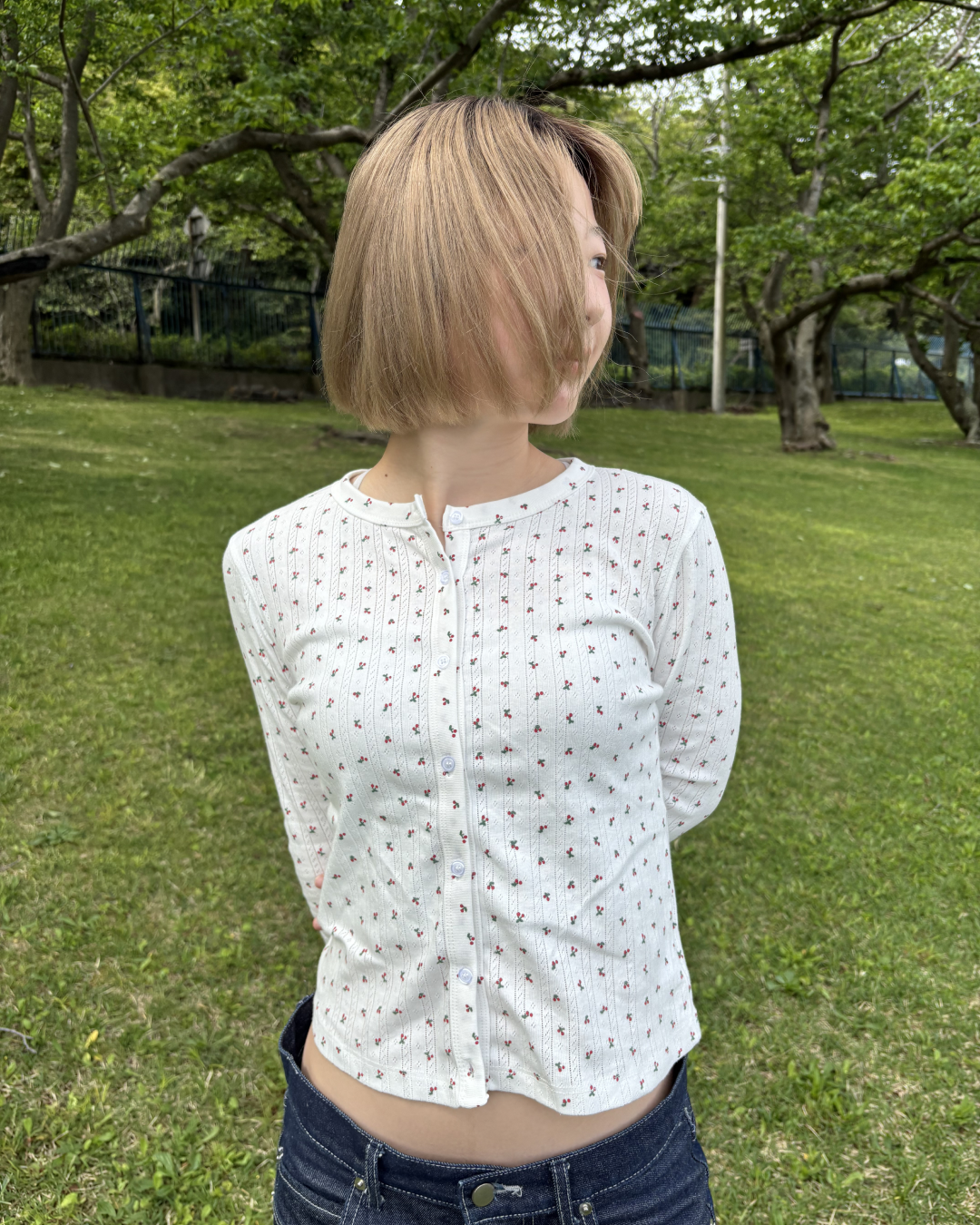 花柄サマーニットカーディガン
II0021